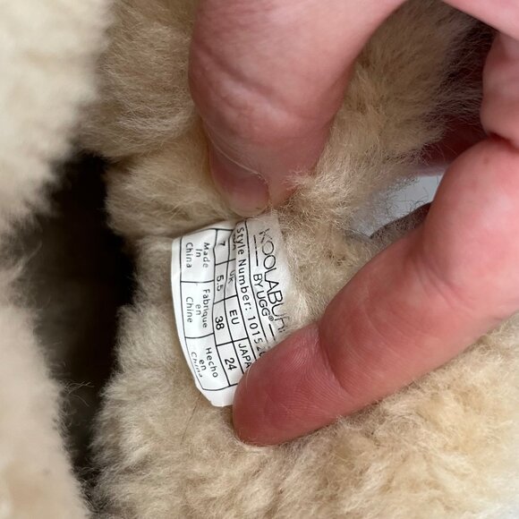 Koolaburra By UGG Womens Suede Shearling Lined Short Boots Size 7 Chestnut - Picture 11 of 12